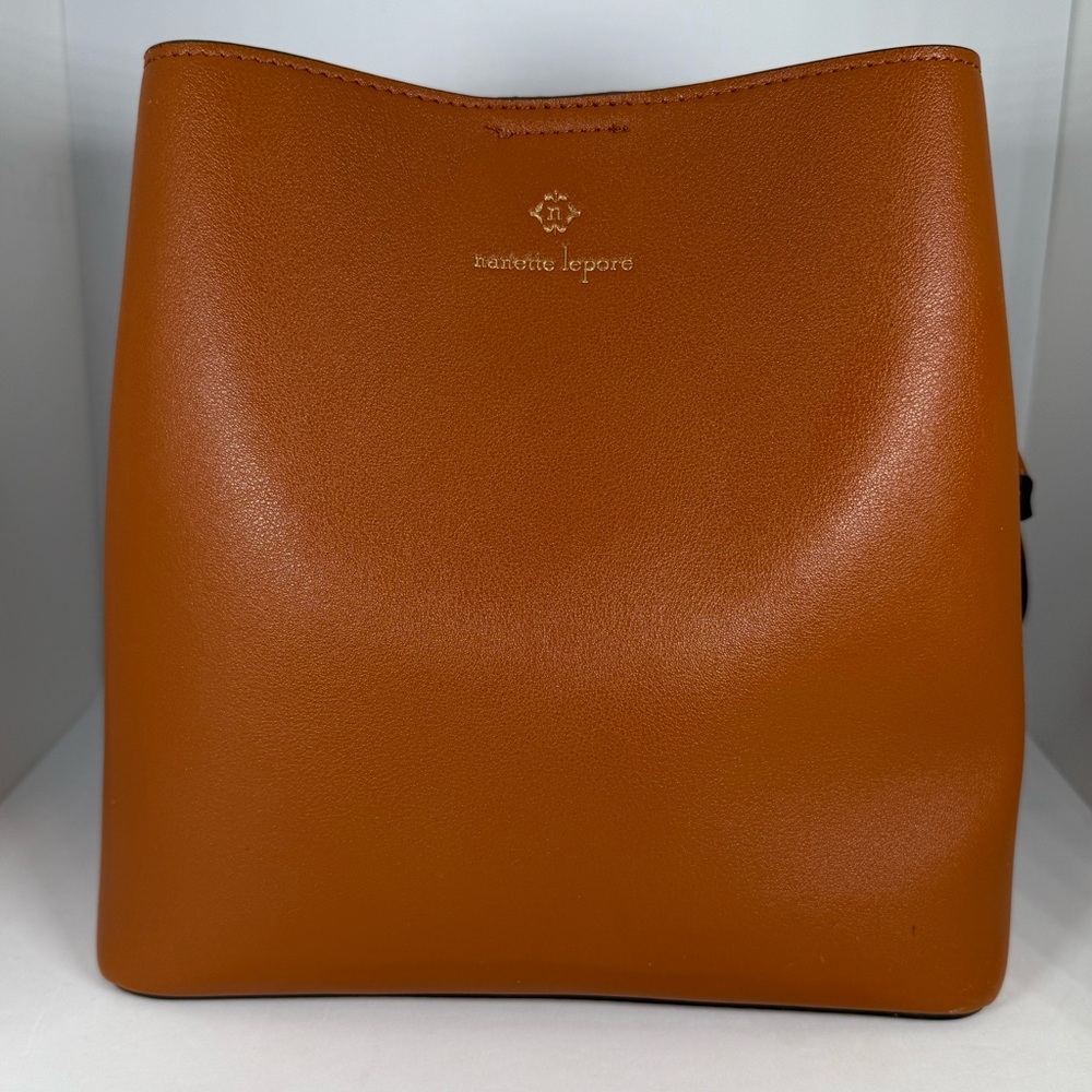 Nanette Lepore Colleen Smooth Triple Section Bucket Bag - Picture 8 of 16